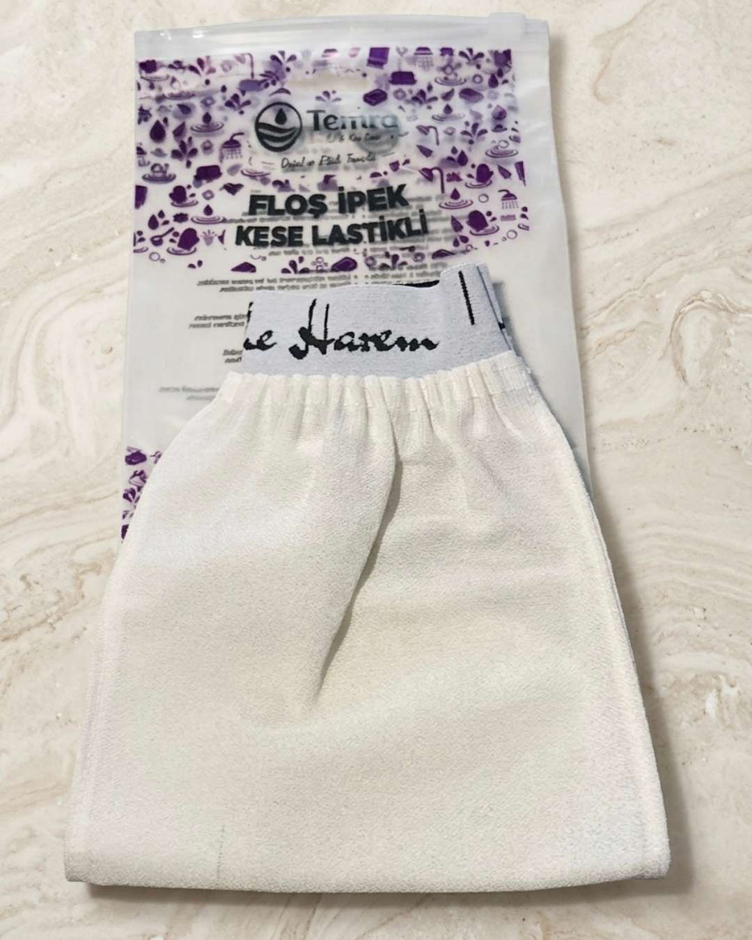Flos İpek Lastikli Banyo Kesesi