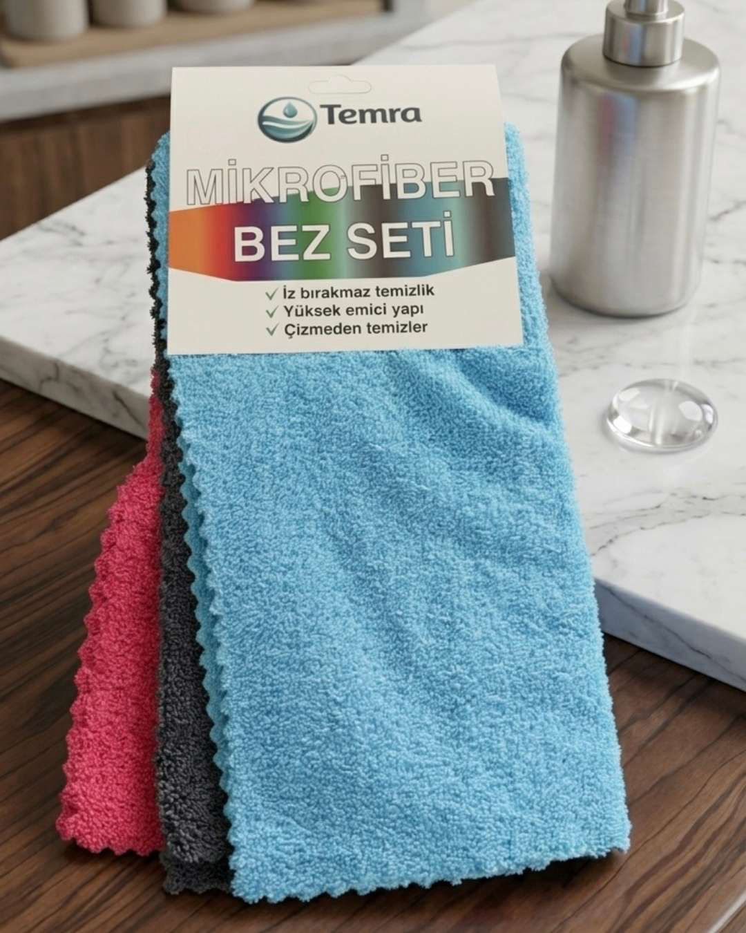 Çok Amaçlı Mikrofiber Temizlik Bezi Seti